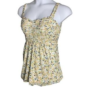 TORRID Babydoll Stretch Mesh Shirred Bodice Tank NWT‎